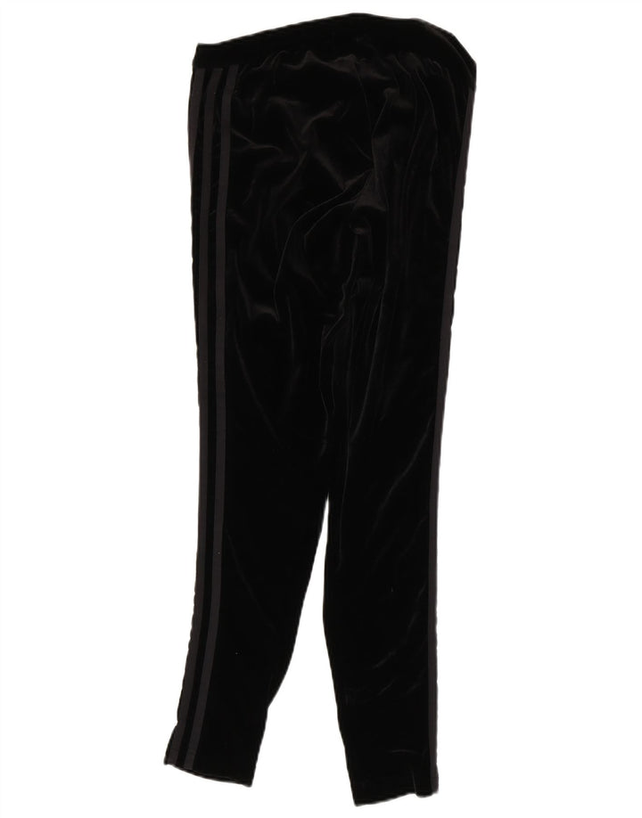 Adidas Dame Velour Leggings UK 12 Medium Sort Polyester
