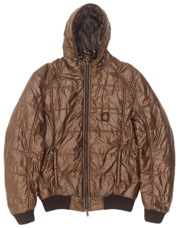 Refrigiwear Herre Sixty Polstret jakke UK 38 Medium Brown Polyester