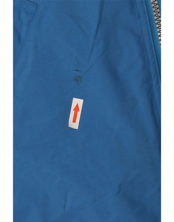 Reebok Herre Hooded Loose Fit Windbreaker Jacket UK 38 Medium Blue Polyamide