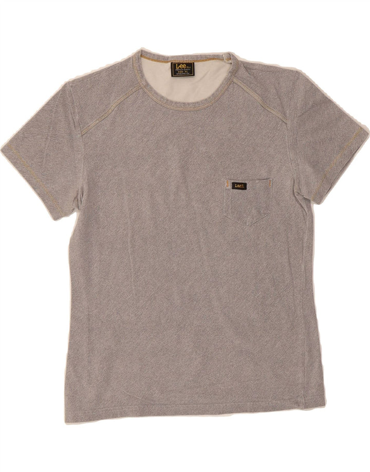 LEE Womens T-Shirt Top UK 18 XL Grey Cotton Vintage Lee and Second-Hand Lee from Messina Hembry 