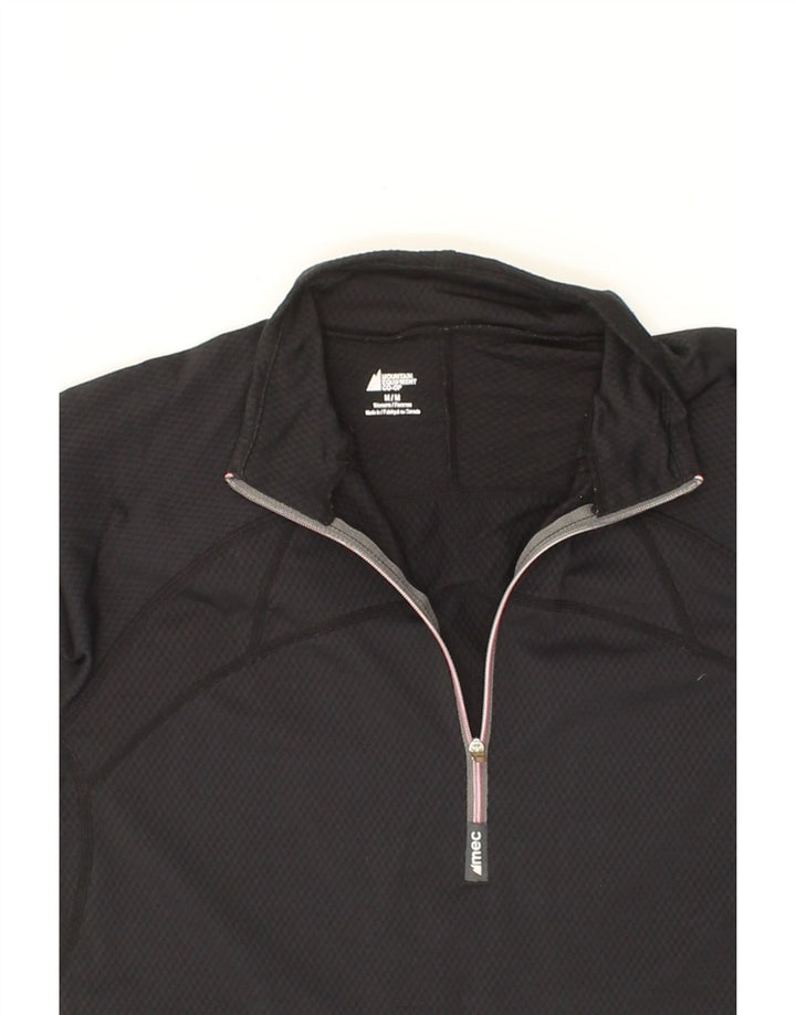 MOUNTAIN EQUIPMENT Womens Pullover Tracksuit Top UK 12 Medium Black Nylon Vintage Mountain Equipment and Second-Hand Mountain Equipment from Messina Hembry 