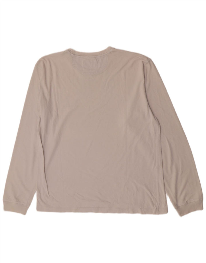 Champion Herre Top Langærmet Large Off White Bomuld