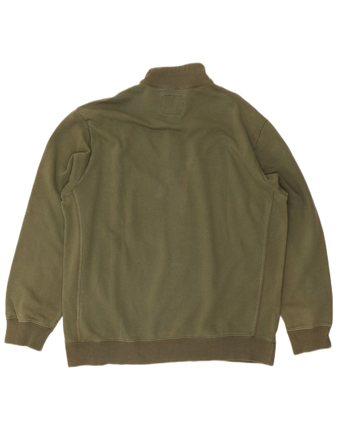 CHAMPION Sweatshirt med lynlås til mænd 3XL khaki bomuld