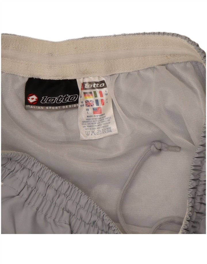 Lotto Herre Sportshorts UK 40/42 Large Grey Colourblock Polyester