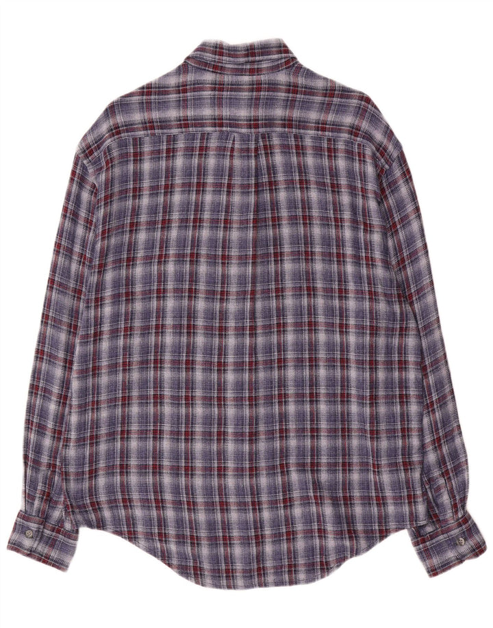 Calvin Klein Jeans Herre Flanelskjorte Stor blå ternet