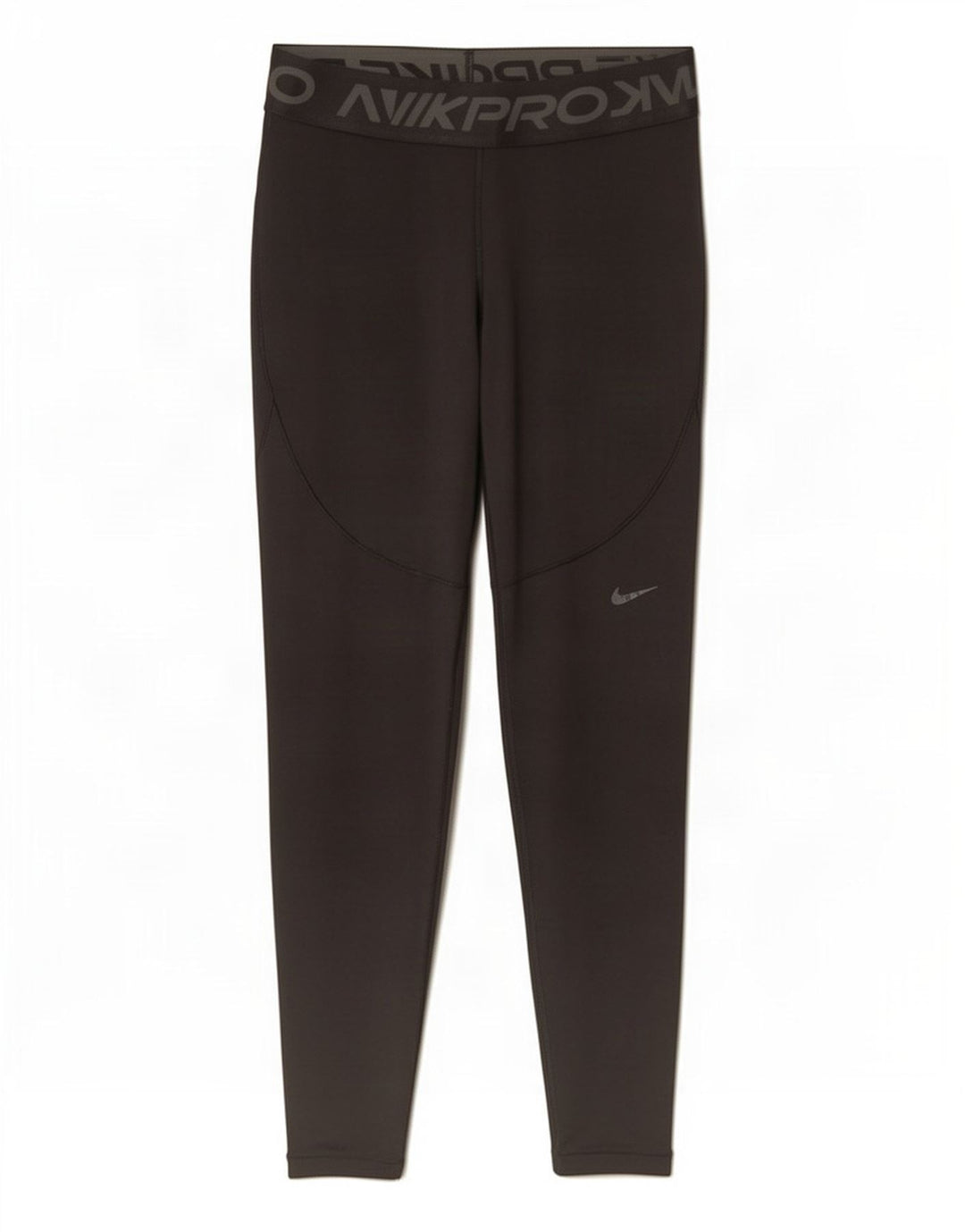Nike Womens Therma-Fit grafiske leggings UK 12 Medium Black Polyester