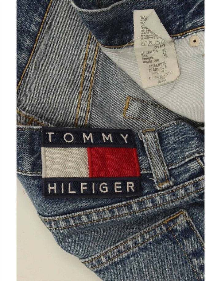 Tommy Hilfiger Straight Jeans til mænd W30 L30 Blå Bomuld