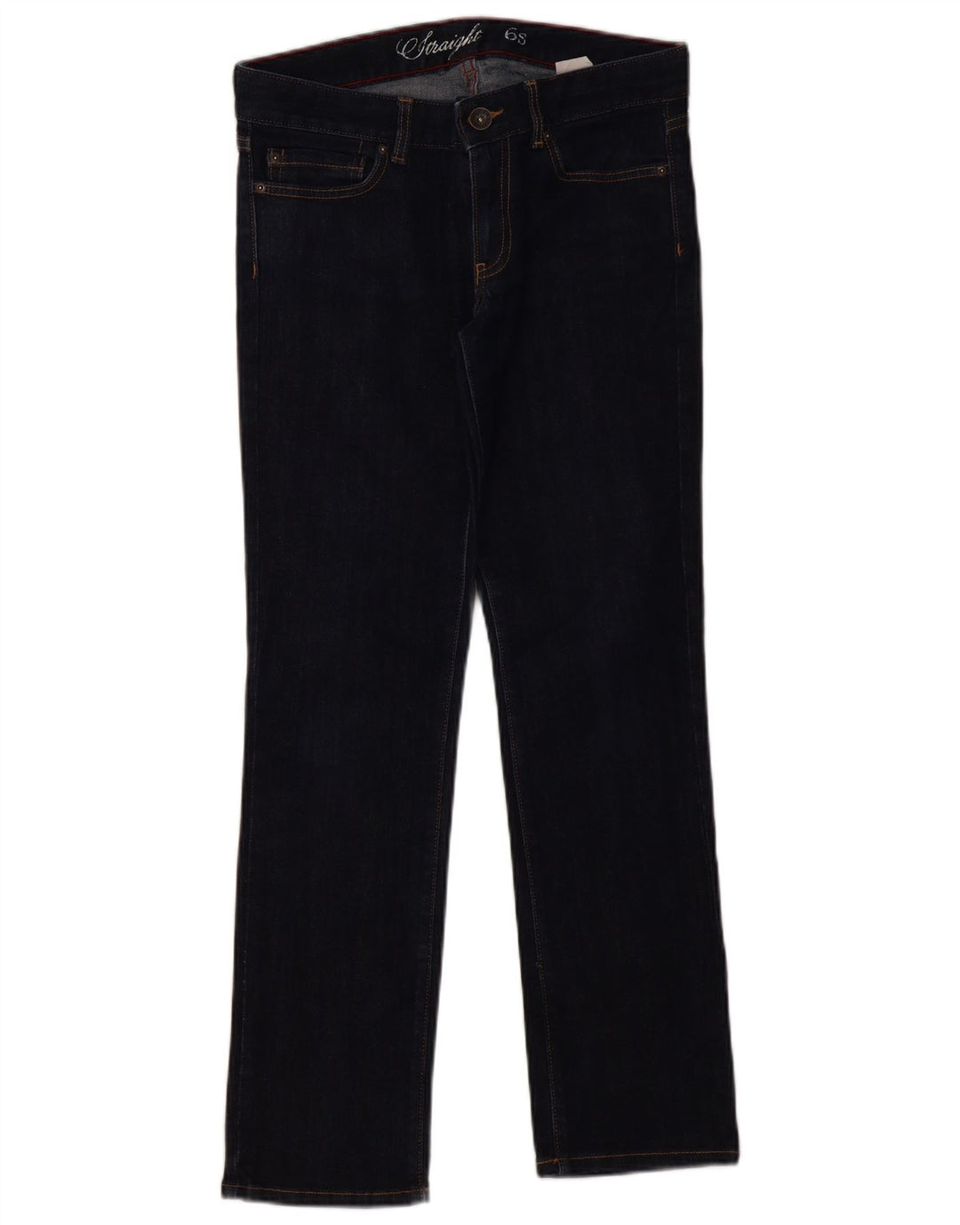 Tommy Hilfiger Dame Straight Jeans US 6 Medium W32 L30 Navy Blue