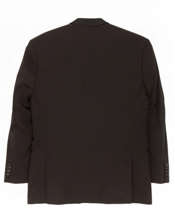 Hugo Boss Herre 3-knaps blazerjakke UK 38 Medium Black Virgin Wool