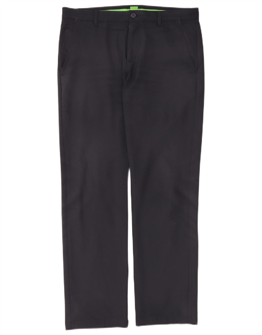 Hugo Boss Herre Lige Chino Bukser IT 48 Medium W32 L32 Marineblå