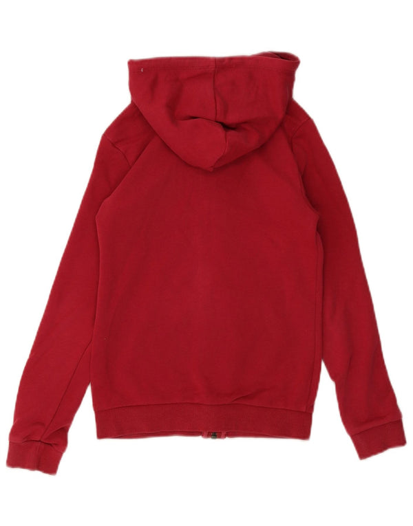 Puma Girls Graphic Zip Hoodie Sweater 9-10 Years Pink