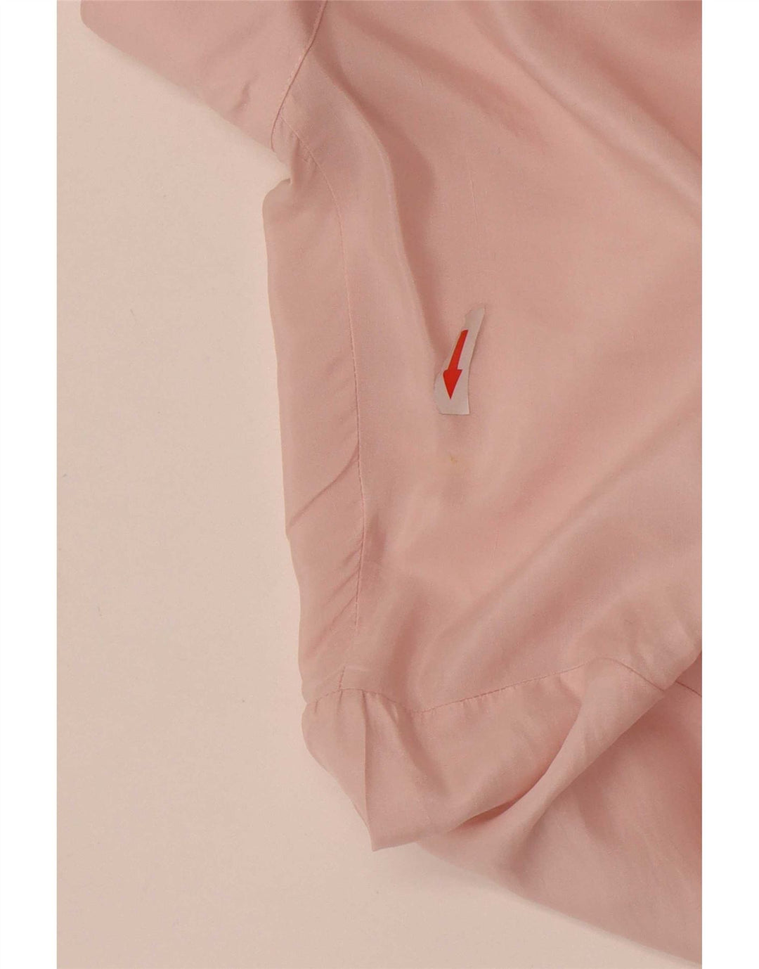 Vintage Dame Oversized Skjorte Bluse IT 44 Medium Pink Silke