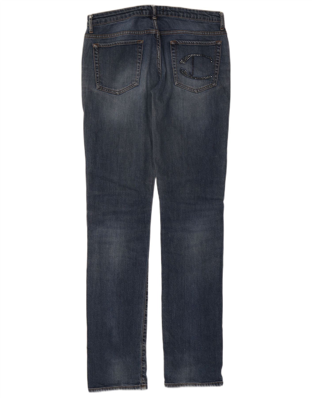 Just Cavalli Dame Slim Jeans W32 L35 Blå