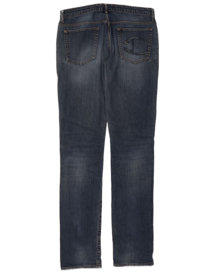 Just Cavalli Dame Slim Jeans W32 L35 Blå