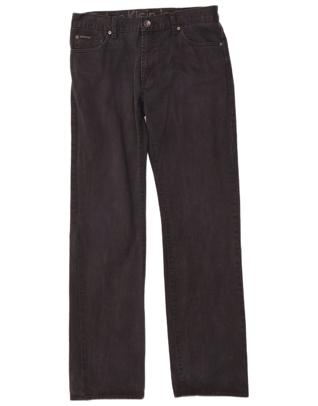 Calvin Klein Straight Jeans til mænd W33 L34 Marineblå bomuld