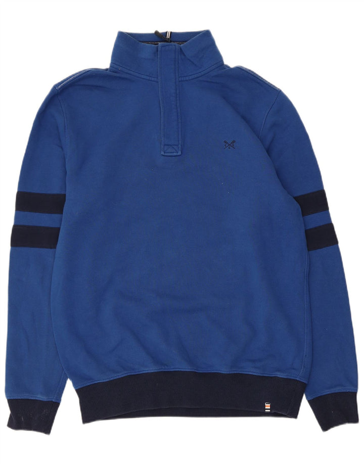 Crew Beklædning Herre grafisk sweatshirt Jumper lille blå farveblok