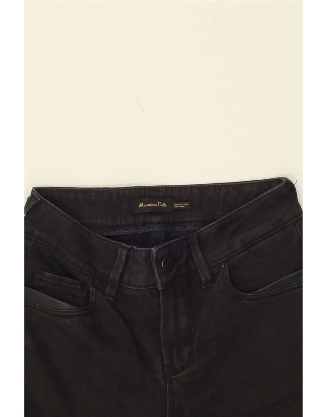 MASSIMO DUTTI Womens Skinny Jeans W24 L31 Black Vintage Massimo Dutti and Second-Hand Massimo Dutti from Messina Hembry 