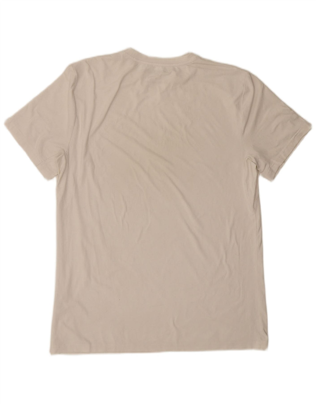 Calvin Klein Herre T-Shirt Top Medium White Polyester