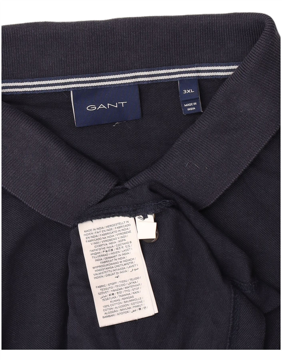 Gant Polo Shirt til mænd 3XL marineblå bomuld
