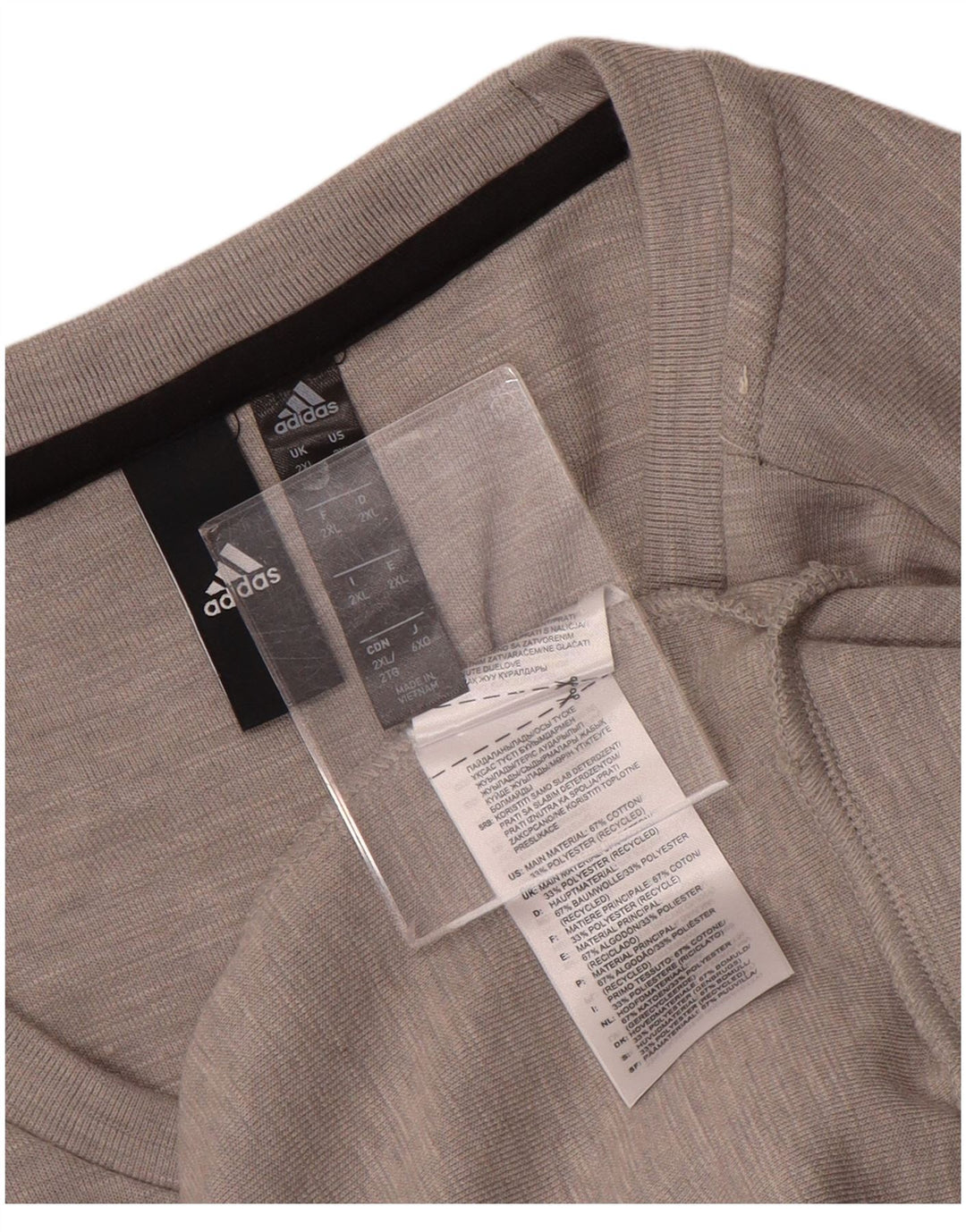 Adidas Sweatshirt Jumper til mænd 2XL Grå