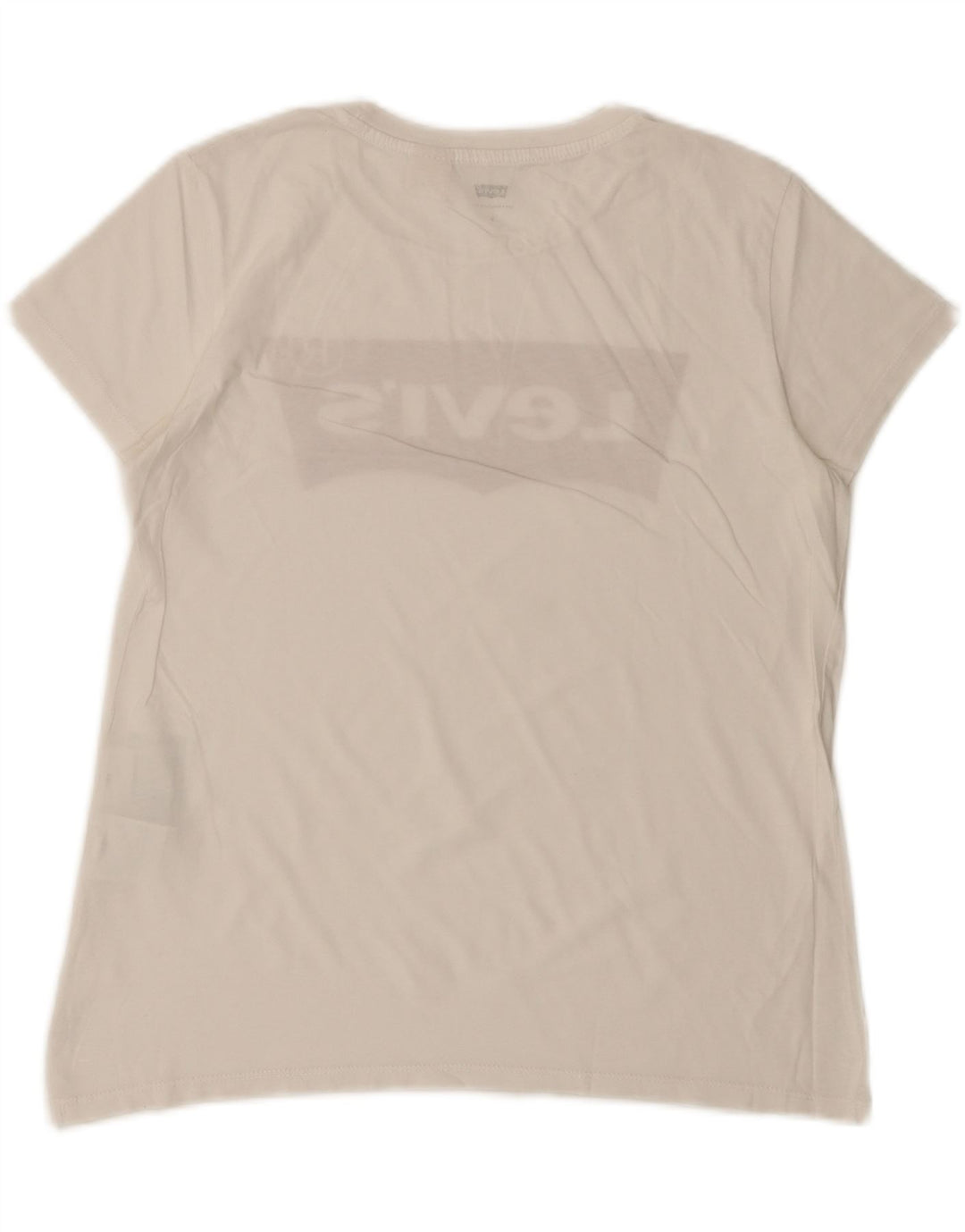 Levi's Grafisk T-shirt top til kvinder DK 10 Lille hvid bomuld