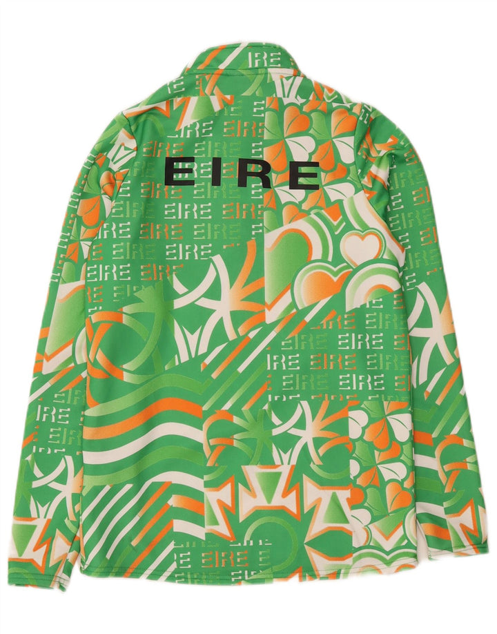 Umbro Girls Grafisk Pullover Træningsdragt Top 11-12 År Stor Grøn