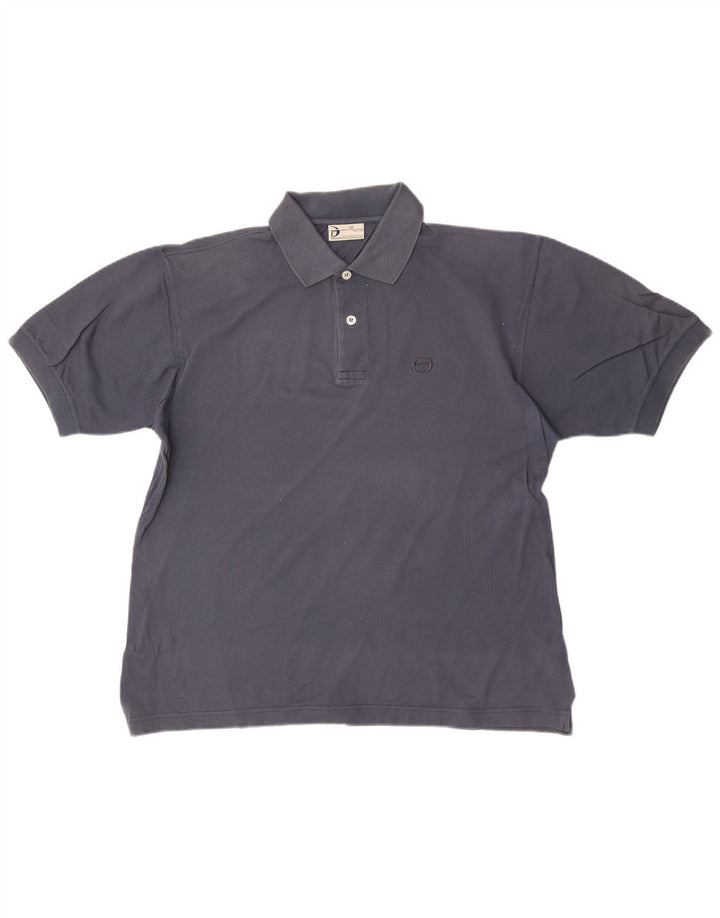 Sergio Tacchini Herre Polo Shirt Large Navy Blue