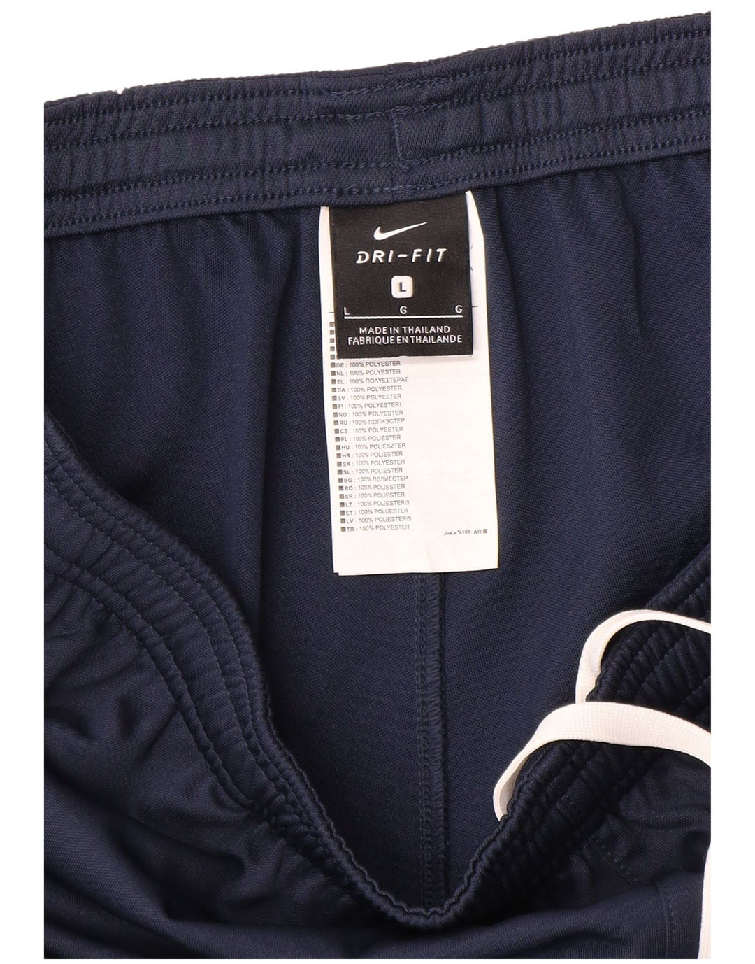 Nike Herre Dri Fit træningsdragt Bukser Large Navy Blue Polyester