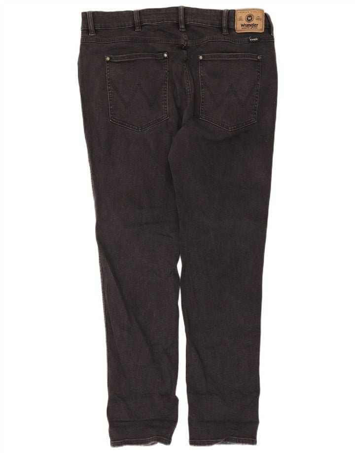 Wrangler Herre Sid Slim Jeans W38 L29 Grå Bomuld