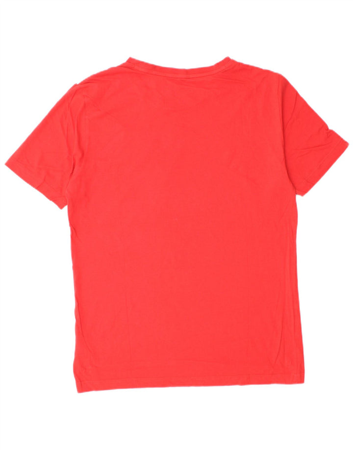 Puma Herre Grafisk T-Shirt Top Lille Rød Bomuld