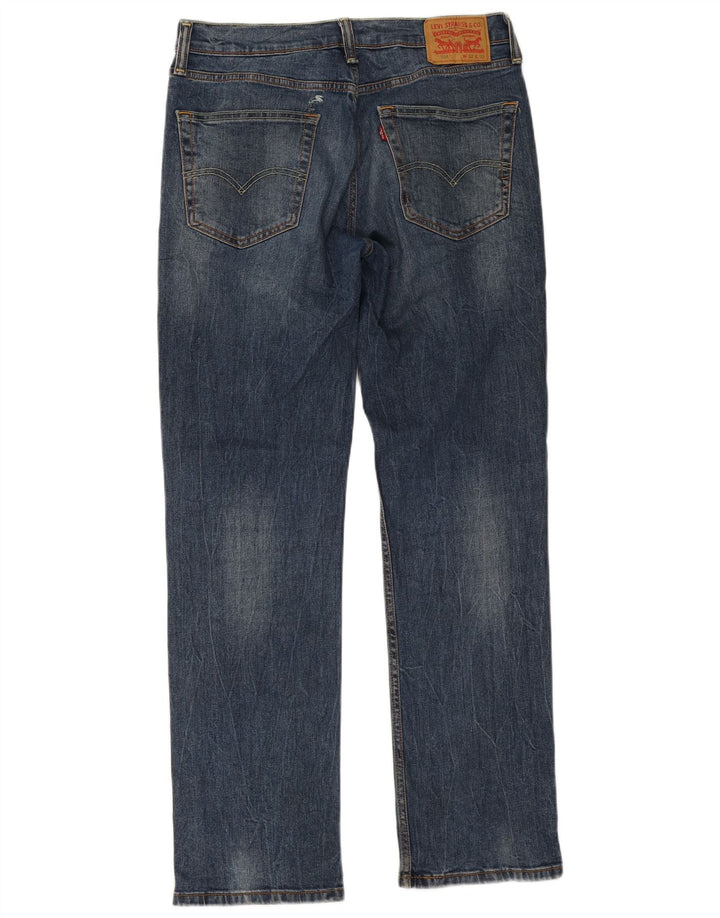 Levi's Herre 514 Straight Jeans W32 L32 Blå Bomuld