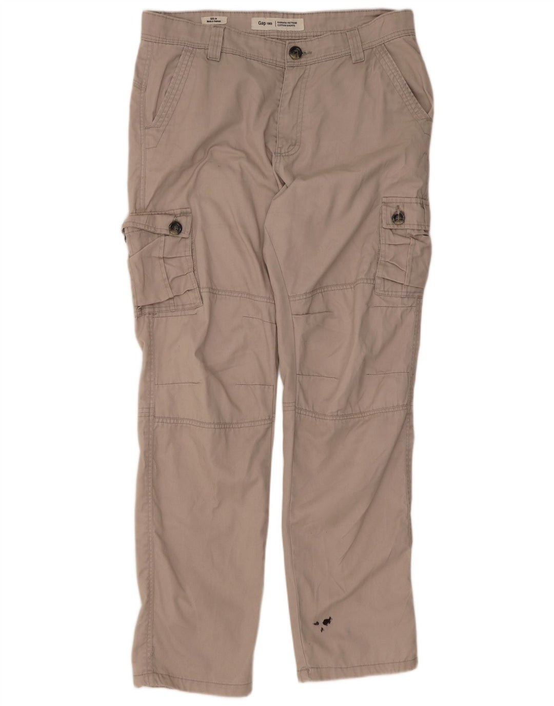 Gap Herre Straight Cargo Bukser W34 L31 Beige