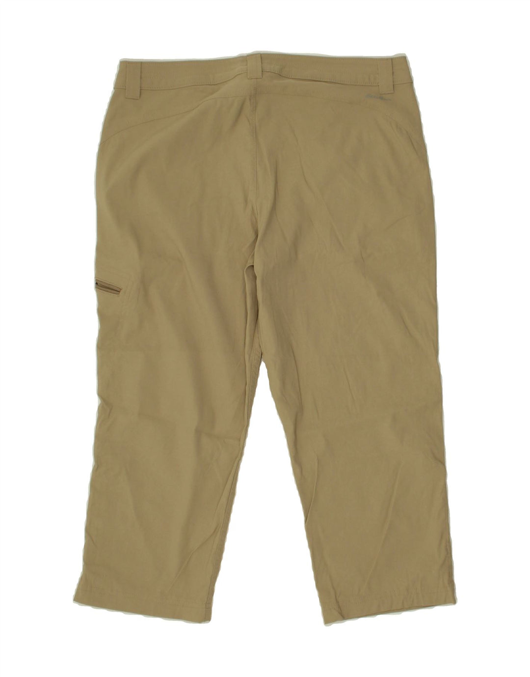 EDDIE BAUER Womens Straight Capri Trousers US 8 Medium W30 L21 Beige Vintage Eddie Bauer and Second-Hand Eddie Bauer from Messina Hembry 