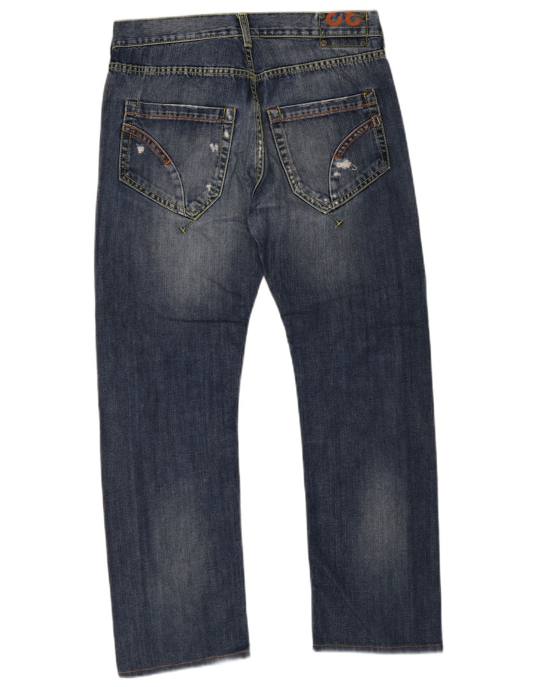 Dondup Herre Standard Straight Jeans W32 L28 Marineblå
