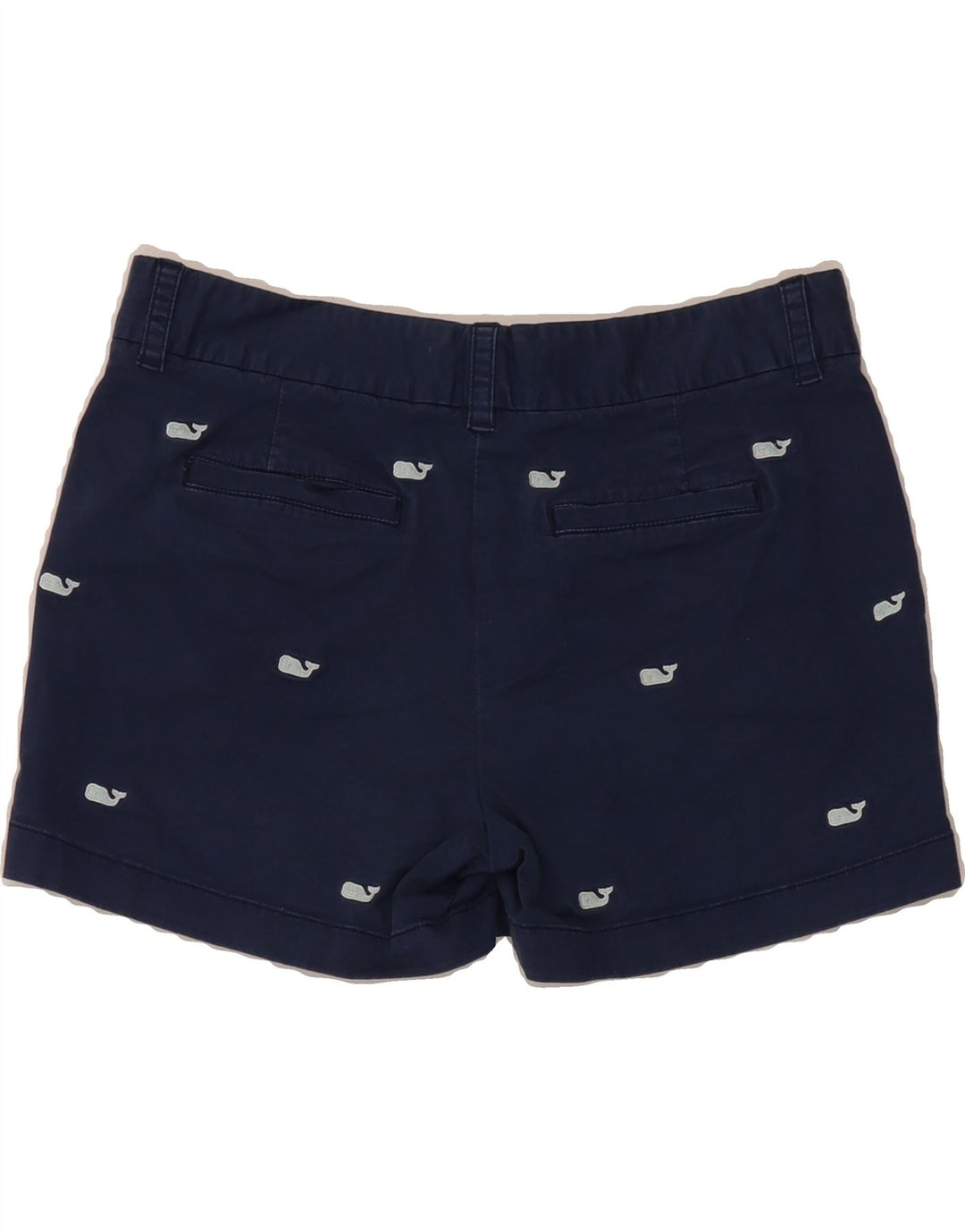 VINEYARD VINES Womens Chino Shorts US 4 Small W30  Navy Blue Spotted Vintage Vineyard Vines and Second-Hand Vineyard Vines from Messina Hembry 