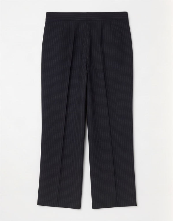 Marks & Spencer Dame Casual Bukser UK 16 Large W34 L29 Navy Blue