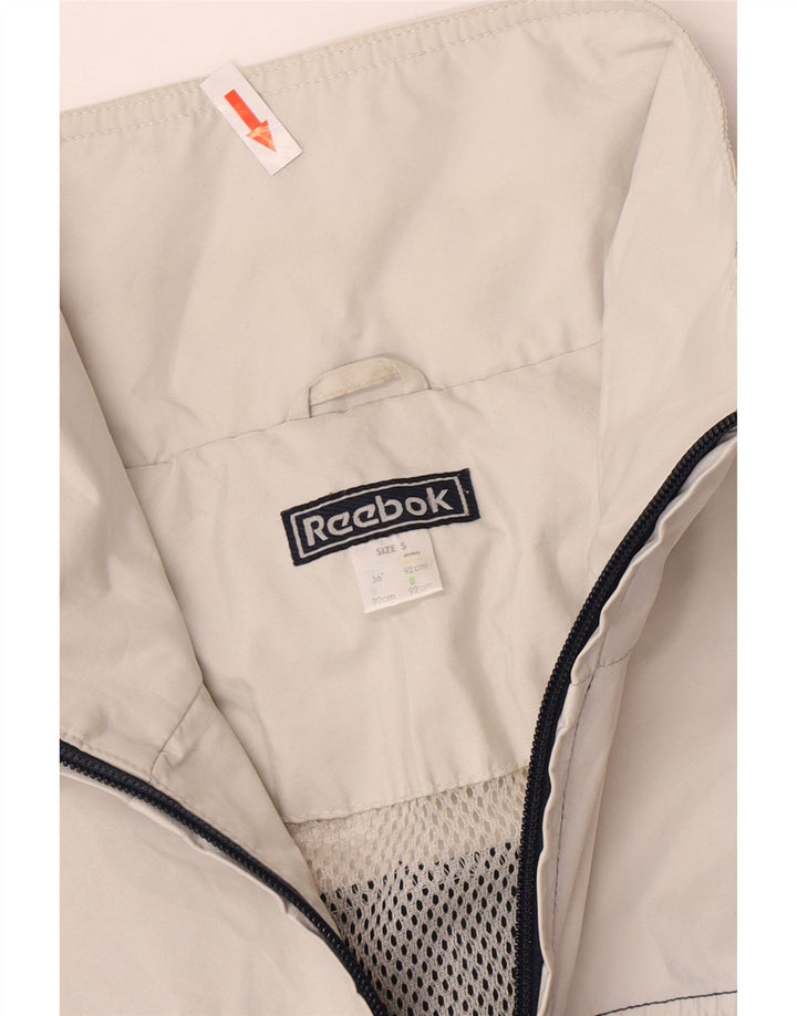 REEBOK Herre Pullover Regnjakke UK 36 Small Navy Blue Colourblock