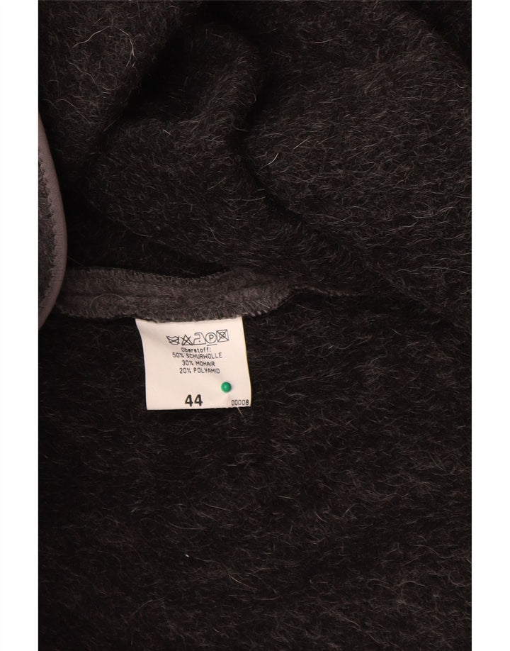 H.MOSER Dame Poncho Coat EU 44 XL Grå Uld