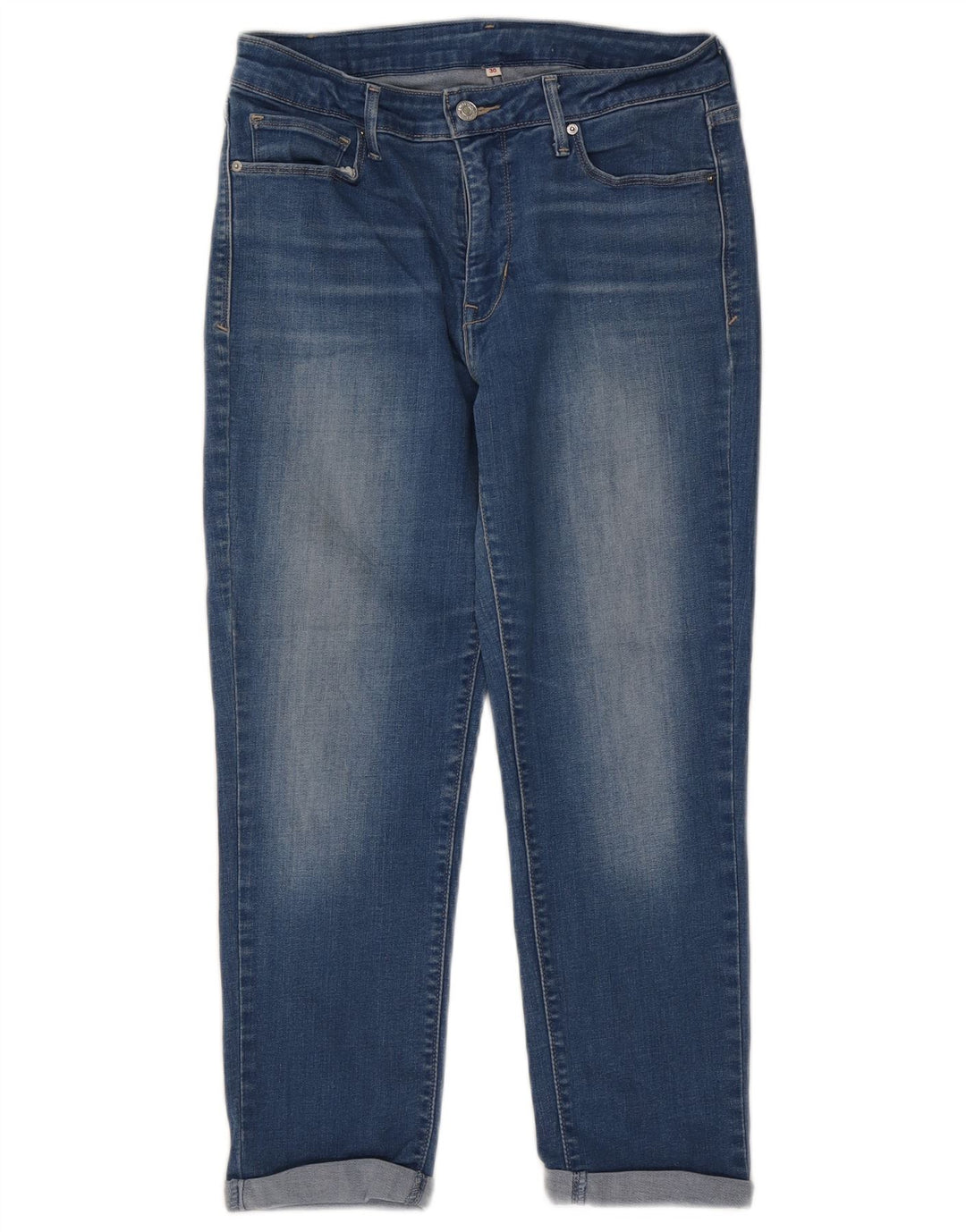 Levi's Womens Cropped Jeans W30 L24 Blå Bomuld