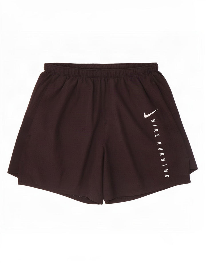 Nike Herre Dri Fit grafiske sportsshorts Medium Sort