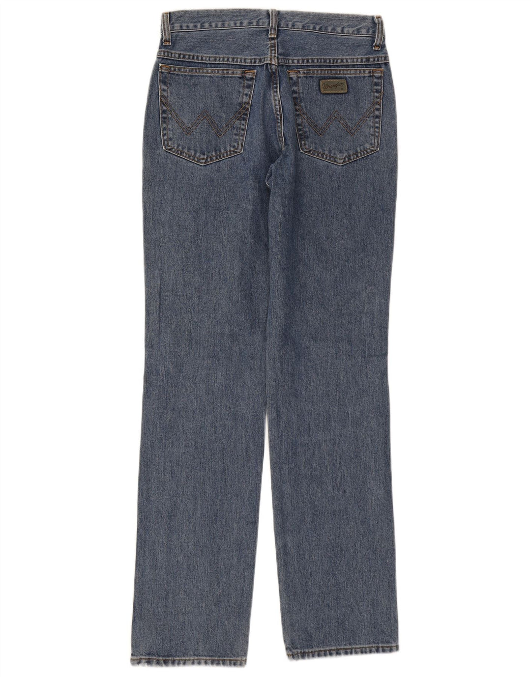 WRANGLER Mens Texas Straight Jeans W34 L34 Blue Cotton