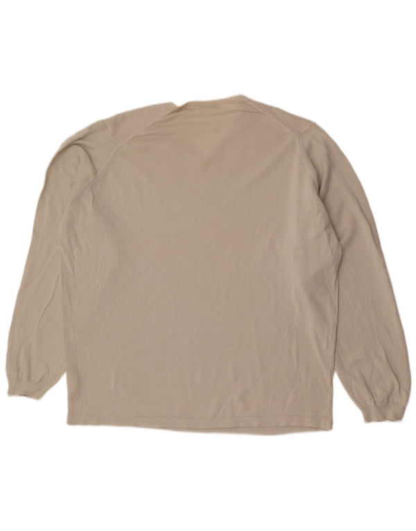 Marks & Spencer Herre Top Langærmet XL Beige Bomuld