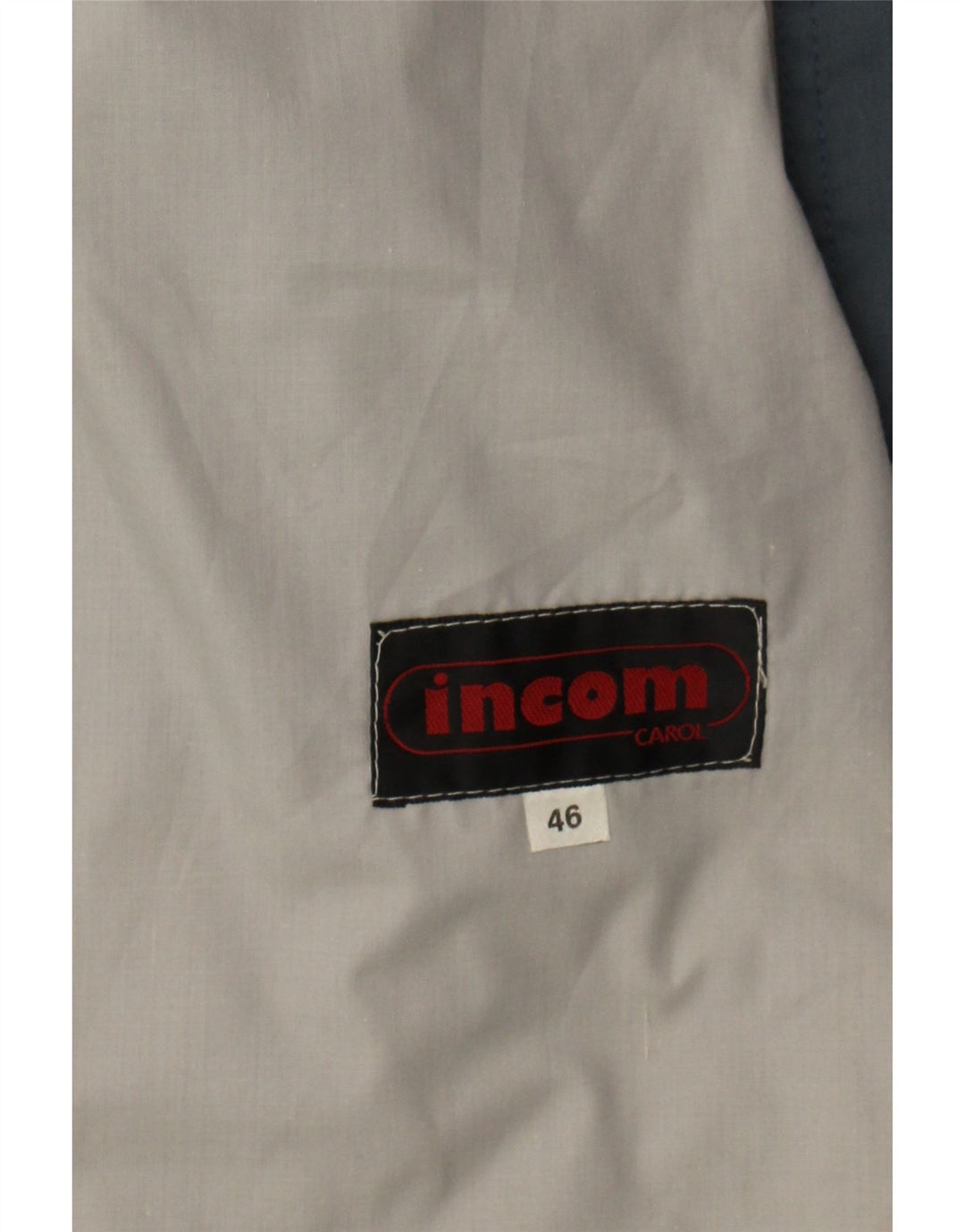 INCOM Womens Bomber Jacket IT 46 Large Grey Colourblock Vintage Incom and Second-Hand Incom from Messina Hembry 