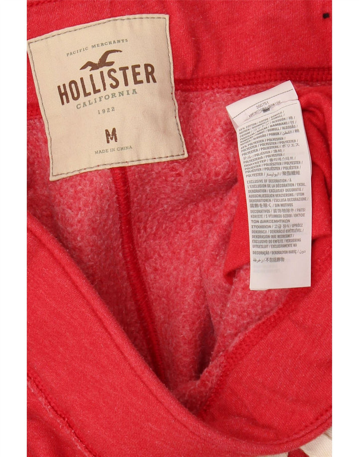 Hollister Herre grafisk træningsdragt Bukser Medium Rød Bomuld