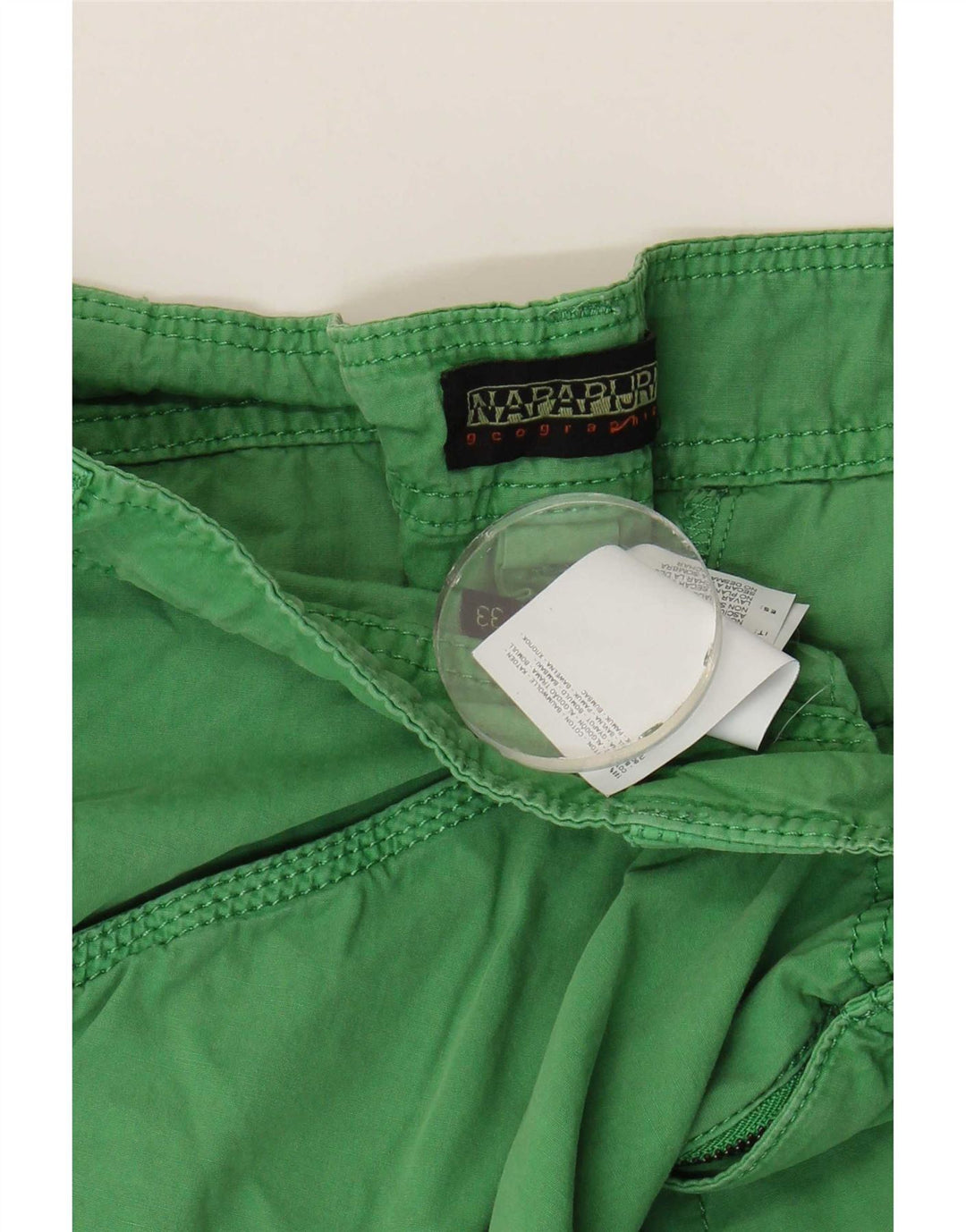 Napapijri Herre Cargo Shorts W33 Medium Green Bomuld