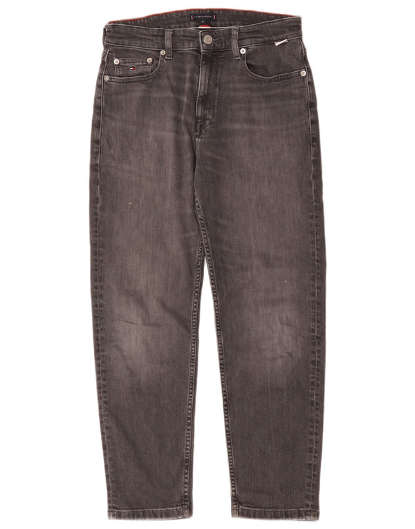 Tommy Hilfiger drenge tilspidsede jeans 13-14 år W28 L26 grå bomuld