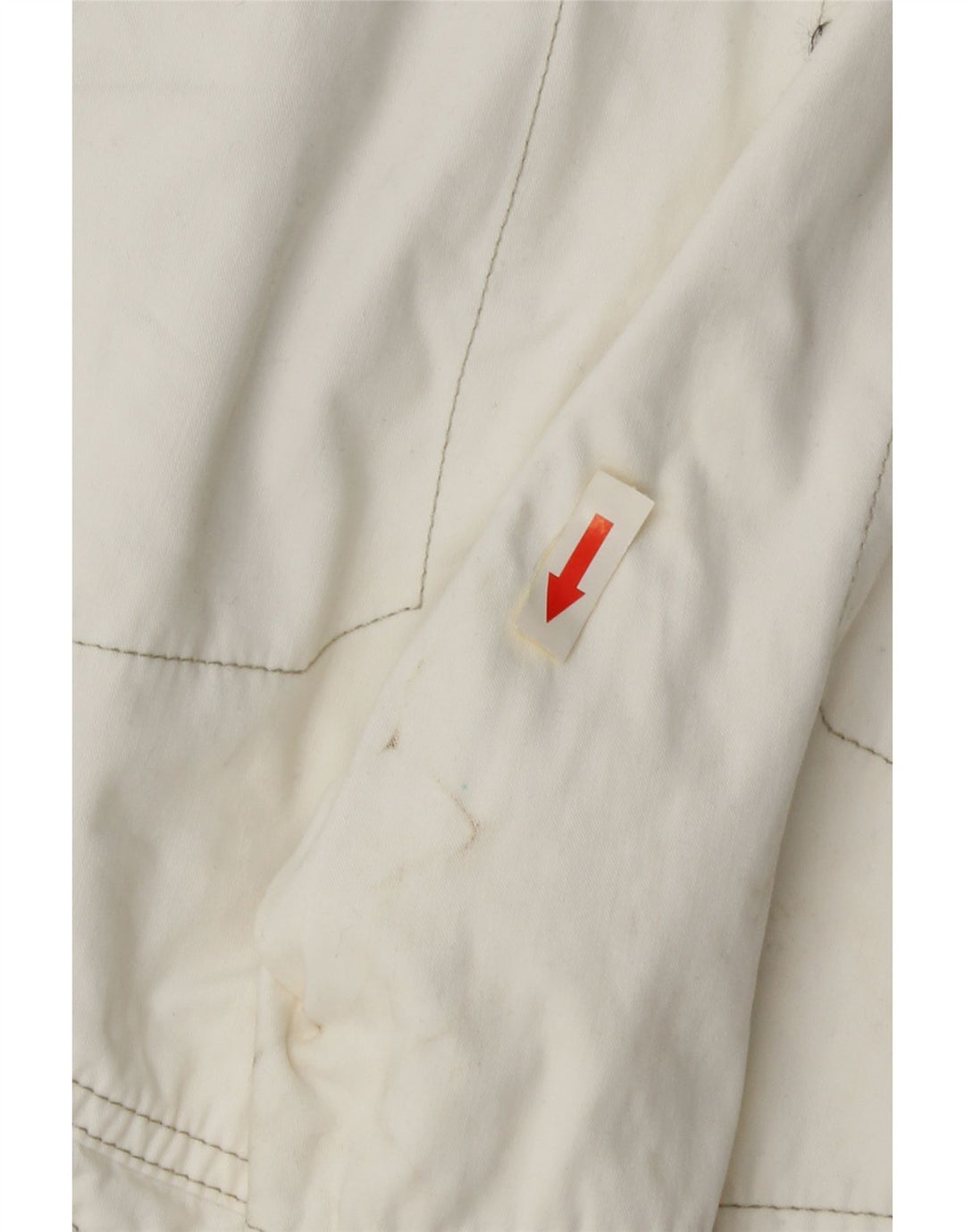 Murphy & Nye Herre Graphic Straight Cargo Bukser W33 L27 White Colourblock