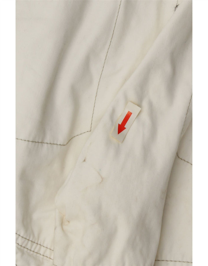 Murphy & Nye Herre Graphic Straight Cargo Bukser W33 L27 White Colourblock