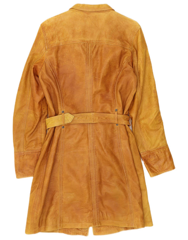 Gipsy Dame Læderfrakke UK 12 Medium Brun