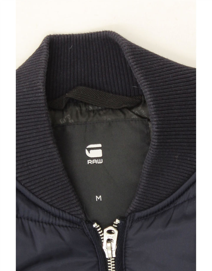 G-STAR Mens Padded Jacket UK 38 Medium Navy Blue Polyamide Vintage G-Star and Second-Hand G-Star from Messina Hembry 
